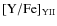 $ [\rm Y/Fe]_{YII}$