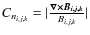 $C_{n_{i,j,k}}=\vert\frac{\vec{\nabla\times \vec{B_{i,j,k}}}}{B_{i,j,k}}\vert$