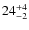 $24^{\rm +4}_{-2}$