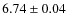 $6.74 \pm 0.04$