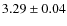 $3.29 \pm 0.04$