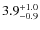 $3.9^{\rm +1.0}_{-0.9}$
