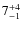 $7^{\rm +4}_{-1}$