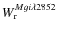 $W_{{\rm r}}^{Mg {\sc i}\lambda2852}$