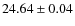 $24.64 \pm 0.04$