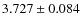 $3.727\pm 0.084$
