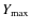 $Y_{\rm max}$