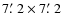$7\hbox{$.\mkern-4mu^\prime$ }2 \times 7\hbox{$.\mkern-4mu^\prime$ }2$