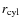 $r_{\rm cyl}$
