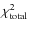 ${\chi}^2_{\rm total}$