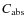 $C_{\rm abs}$