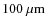 $100~{\rm\mu m}$
