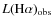 $L(\rm {H}\alpha)_{\rm {obs}}$