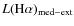 $L(\rm {H}\alpha)_{\rm {med-ext}}$