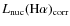 $L_{\rm {nuc}}(\rm {H}\alpha)_{\rm {corr}}$