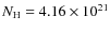 $N_{\rm H}=4.16\times10^{21}$