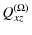 $\displaystyle Q_{xz}^{(\Omega)}$