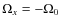 $\Omega_x=-\Omega_0$