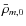 $\bar{\rho}_{m,0}$