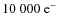 $10~000~\rm {e^-}$