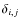 $\delta_{i,j}$