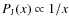 $P_{\rm J}(x) \propto 1/x$