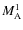 $M^1_{\rm A}$
