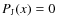 $P_{\rm J} (x)=0$