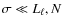 $\sigma \ll L_\ell, N$