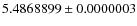 $5.4868899\pm 0.0000003$