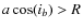 $a \cos(i_b)>R$