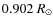 $0.902~R_\odot$