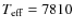 $T_{\rm eff} = 7810$