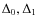 $\Delta_0, \Delta_1$