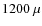 $1200~\mu$