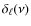 $\delta_\ell(\nu)$
