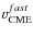 $v_{\rm CME}^{fast}$