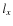 \ensuremath{l_{x}}