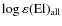 $\log\varepsilon({\rm El})_{\rm all}$