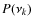 $P(\nu_k)$
