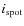 $i_{{\rm spot}}$