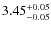 $\rm 3.45^{+0.05}_{-0.05}$