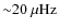 ${\sim}20~\mu{\rm Hz}$