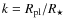 $k=R_{\rm pl}/R_\star$