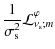 $\displaystyle \frac{1}{\sigma_{\rm s}^{2}}{\mathcal L}_{\nu_{\rm s};m}^{\varphi}$