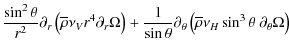 $\displaystyle \frac{\sin^2\theta}{r^2}\partial_{r}\left(\overline\rho\nu_{V}r^4...
...l_{\theta}\left(\overline\rho\nu_{H}\sin^3\theta~\partial_{\theta}\Omega\right)$