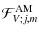 $\displaystyle {\mathcal F}_{V;j,m}^{\rm AM}$