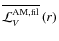 ${\overline{{\mathcal L}_{V}^{\rm AM,fil}}\left(r\right)}$