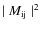 $\mid M_{\rm ij}\mid^2$