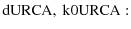 $\textstyle {\rm dURCA,~k0URCA} :$
